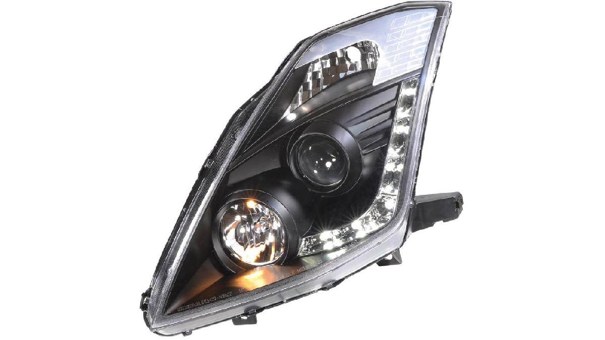 Set+de+phares+look-diurnes+sur+mesure+pour+Nissan+350Z+2003-2009+avec+Xenon+OE+%28D2R%29+-+Noir